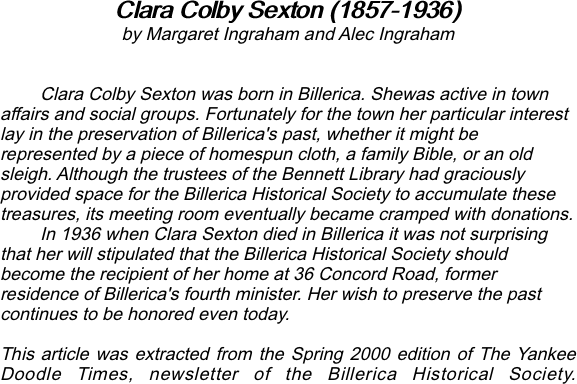 Clara Colby Sexton (1857-1936)